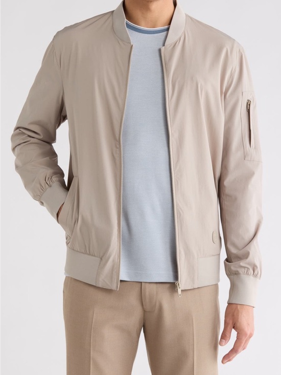 Other - Men's Lightweight Bomber Jacket in Beige